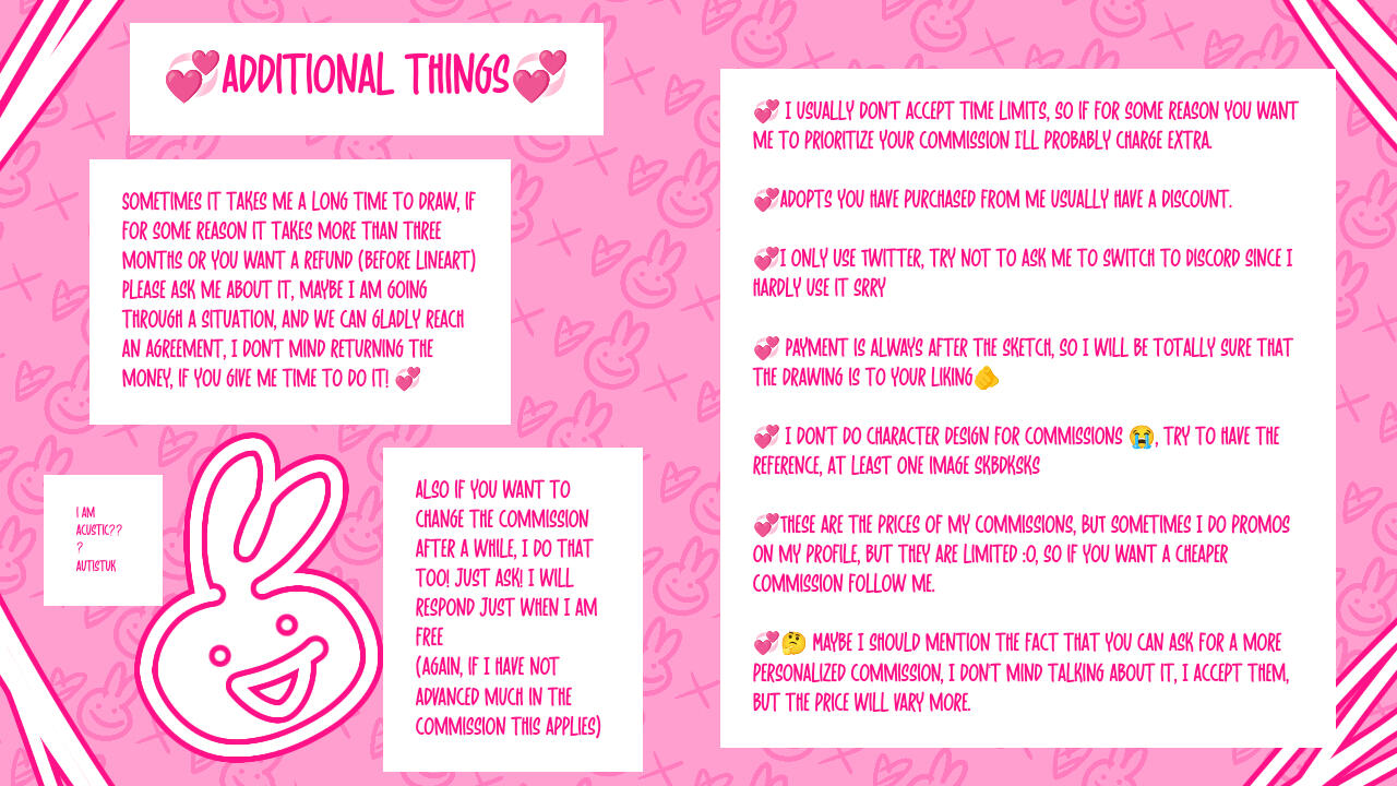 Para comisiones y dibujos (Activa)